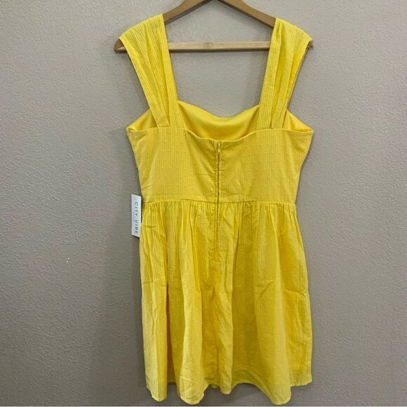 City Vibes yellow dress size 11 - Picture 5 of 7